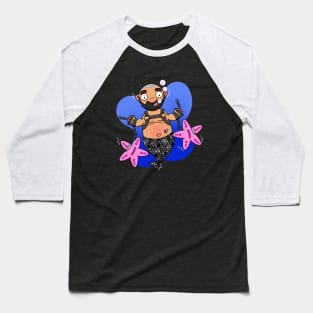 Leather Merman Baseball T-Shirt